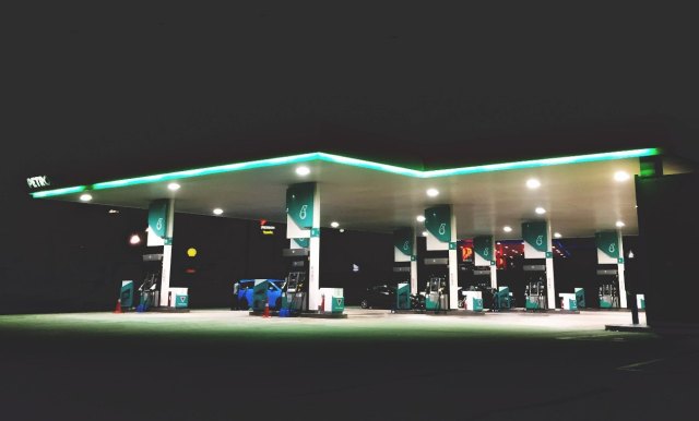 gas station